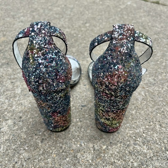 ๐ Steve Madden rainbow glitter heels - Picture 7 of 10